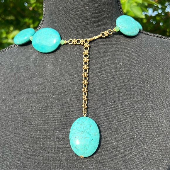 Heidi Daus Sparkling Latge Turquoise Turtle Necklace - Picture 14 of 16